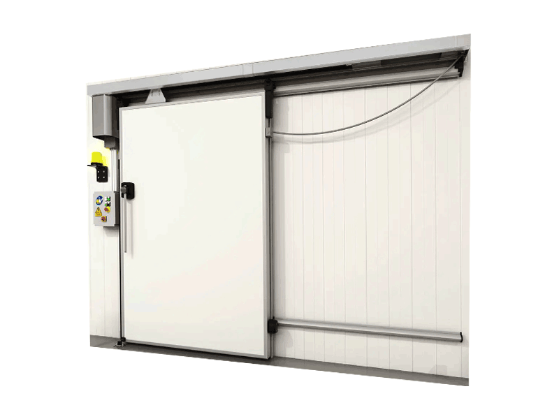 One-side Electric Sliding Cold Room Doors